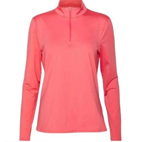 EleVen Venus Williams legacy long sleeve top sun kissed coral 1/2 zip Large NWT - Picture 1 of 1